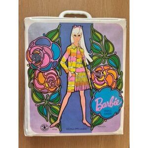 Vintage Barbie Vinyl Carrying Case Vintage Twist N Turn Doll 1967 # 1002